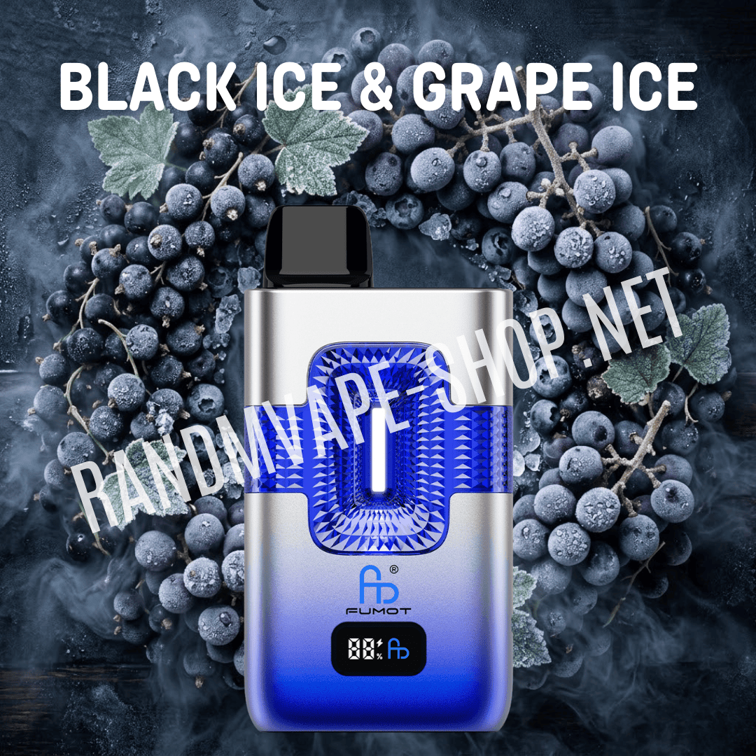 Fumot RandM Dual 2in1 50000 Black Ice und Grape Ice