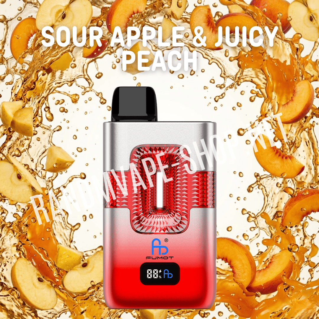 Fumot RandM Dual 2in1 50000 Sour Apple und Juicy Peach
