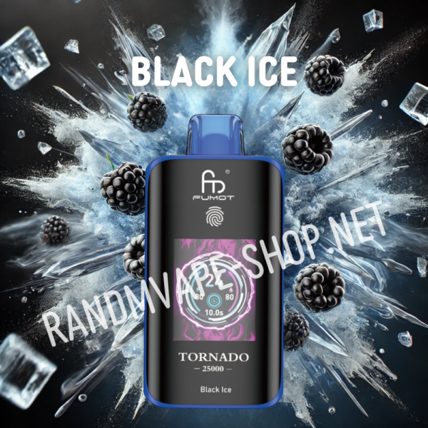 RANDM TORNADO 25000 Randm Tornado Vape 25000 Black Ice