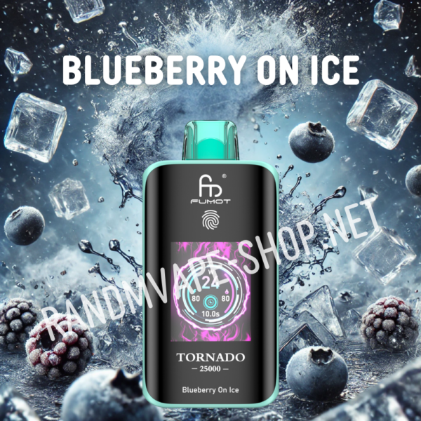 RANDM TORNADO 25000 Randm Tornado Vape 25000 Blueberry On Ice
