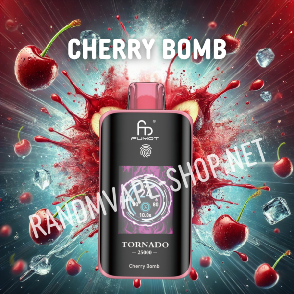 RANDM TORNADO 25000 Randm Tornado Vape 25000 Cherry Bomb