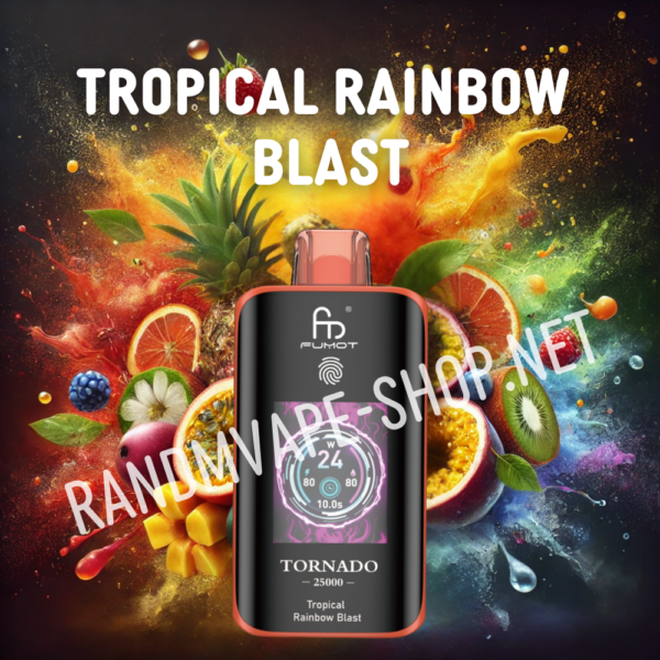 RANDM TORNADO 25000 Randm Tornado Vape 25000 Tropical Rainbow Blast