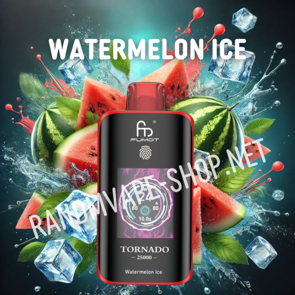 RANDM TORNADO 25000 Randm Tornado Vape 25000 Watermelon Ice