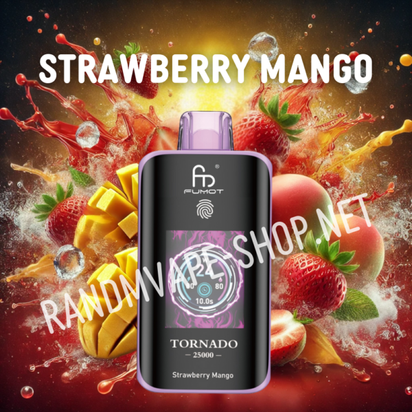 RANDM TORNADO 25000 Randm Tornado Vape 25000 strawberry mango
