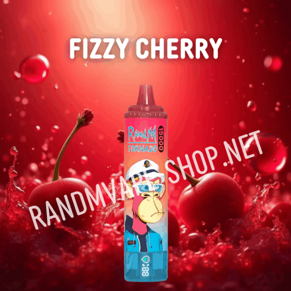 RANDM TORNADO 15000 Fizzy cherry randm 15000 tornado vape