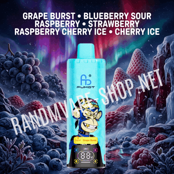 Fumot RandM Eco 4in1 80000 Fumot randm 4 in 1 grape burst blueberry sour raspberry strawberry raspberry cherry ice cherry ice cbf0fe4e 12e5 4af8 a752 3ae2e6e1f57c