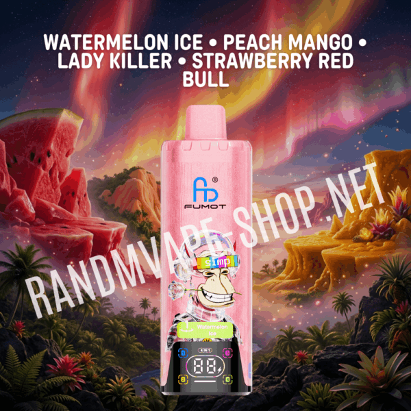 Fumot RandM Eco 4in1 80000 Fumot randm 4 in 1 watermelon ice peach mango lady killer strawberry red bull 96fe132f c87d 48ed 92fa 8cb26da71ddd