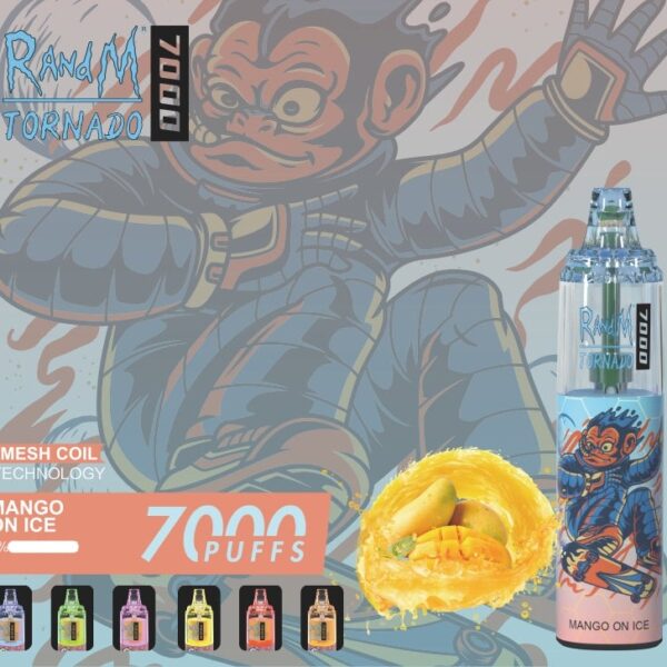 RANDM TORNADO 7000 Rand m original