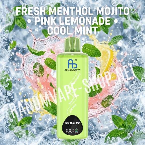 Fumot RandM Eco 3in1 24000 Randm 3 in 1 fresh menthol mojito pink lemonade cool mint