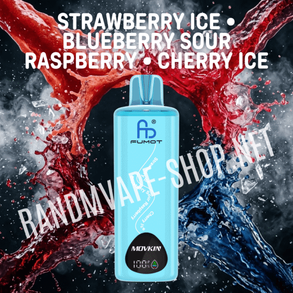 Fumot RandM Eco 3in1 24000 Randm 3 in 1 strawberry ice blueberry sour raspberry cherry ice