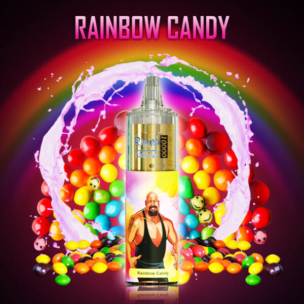 RANDM TORNADO 10000 Randm tornado 10000 rainbow candy