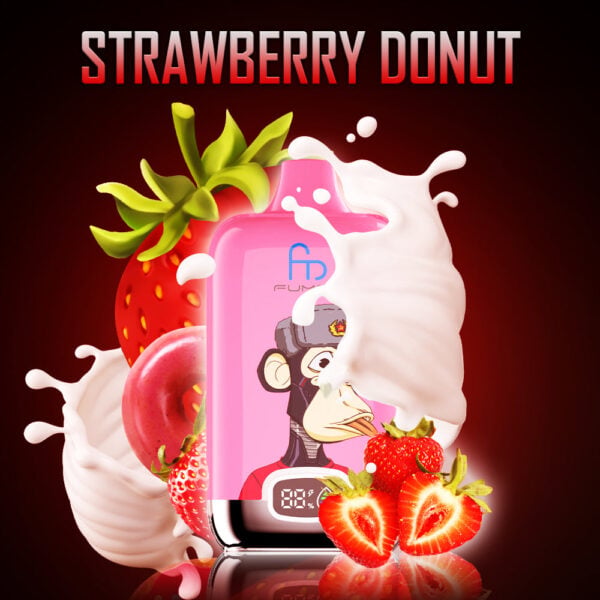 ORIGINAL RANDM DIGITAL BOX 12000 Vape Randm tornado 12000 strawberry donut