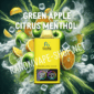 Randm tornado 35000 green apple citrus menthol