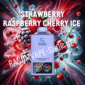 Randm tornado 35000 strawberry raspberry cherry ice