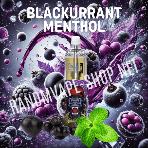 RANDM TORNADO 7000 Randm tornado 7000 blackurrant menthol