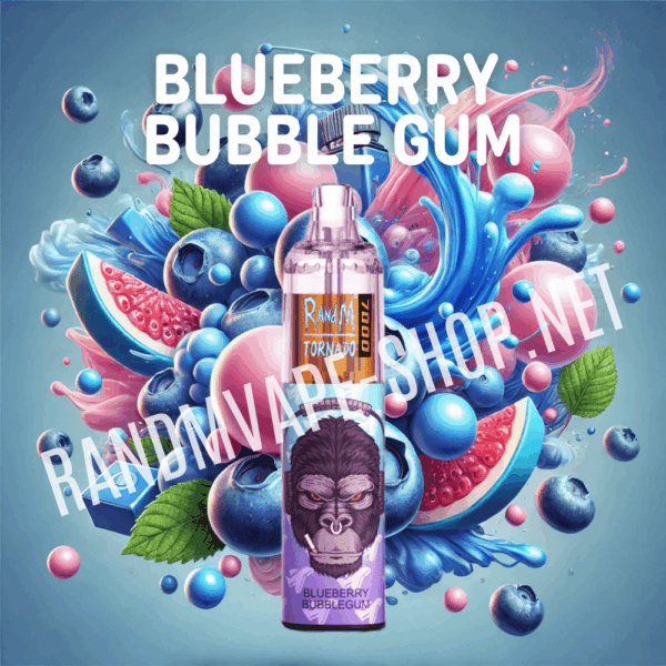 RANDM TORNADO 7000 Randm tornado 7000 blueberry bubble gum