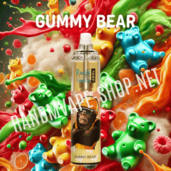 RANDM TORNADO 7000 Randm tornado 7000 gummy bear