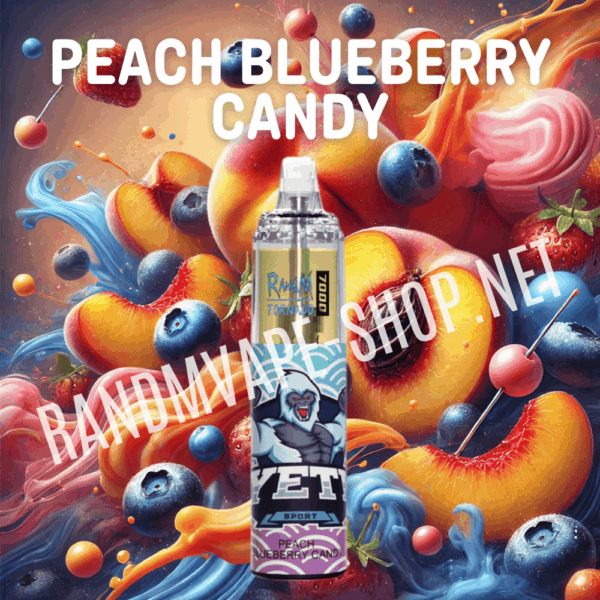 RANDM TORNADO 7000 Randm tornado 7000 peach blueberry candy