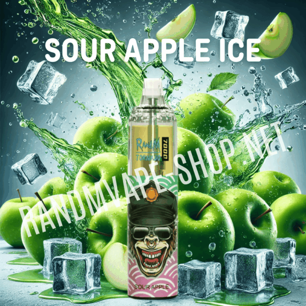RANDM TORNADO 7000 Randm tornado 7000 sour apple ice