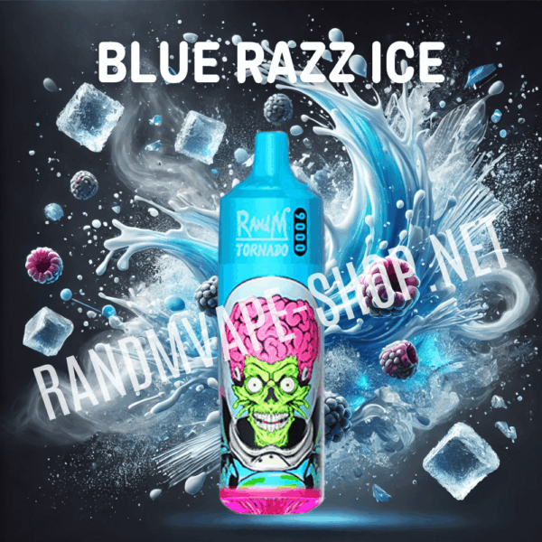 RANDM TORNADO 9000 Randm tornado 9000 blue razz ice
