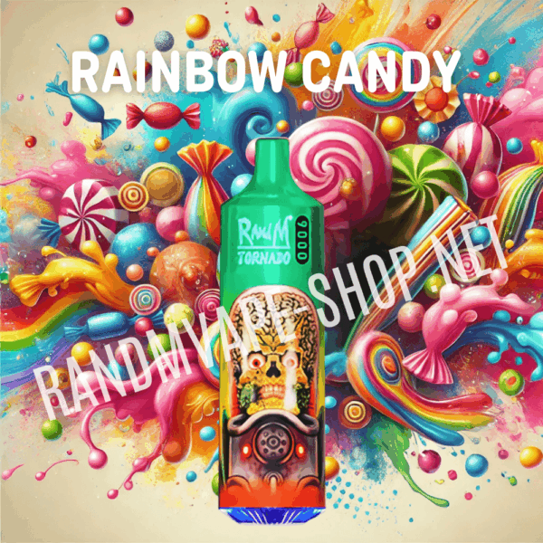 RANDM TORNADO 9000 Randm tornado 9000 rainbow candy