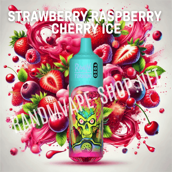 RANDM TORNADO 9000 Randm tornado 9000 strawberry raspberry cherry ice