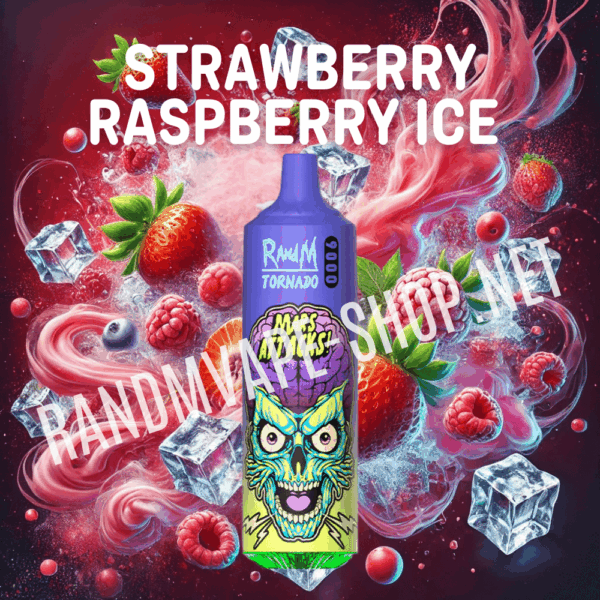 RANDM TORNADO 9000 Randm tornado 9000 strawberry raspberry ice