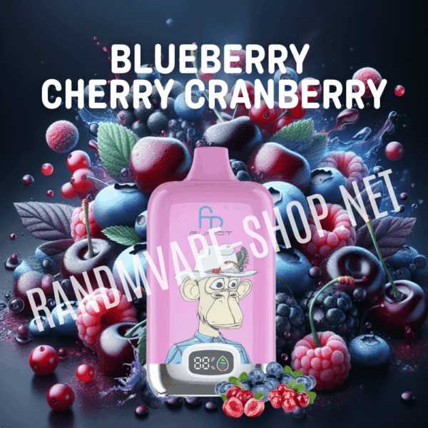 ORIGINAL RANDM DIGITAL BOX 12000 Vape Randm tornado digital box 12000 blueberry cherry cranberry
