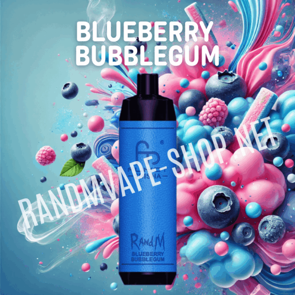 RANDM SHISHA 10000 Randm tornado shisha 10000 blueberry bubblegum