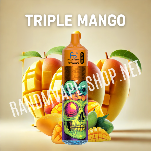 RANDM TORNADO 30000 Randm tornado vape 30000 triple mango