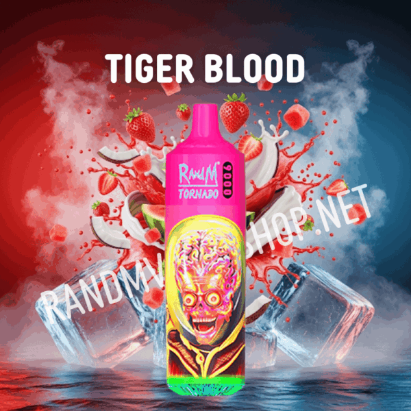 RANDM TORNADO 9000 Randm tornado vape 9000 tiger blood