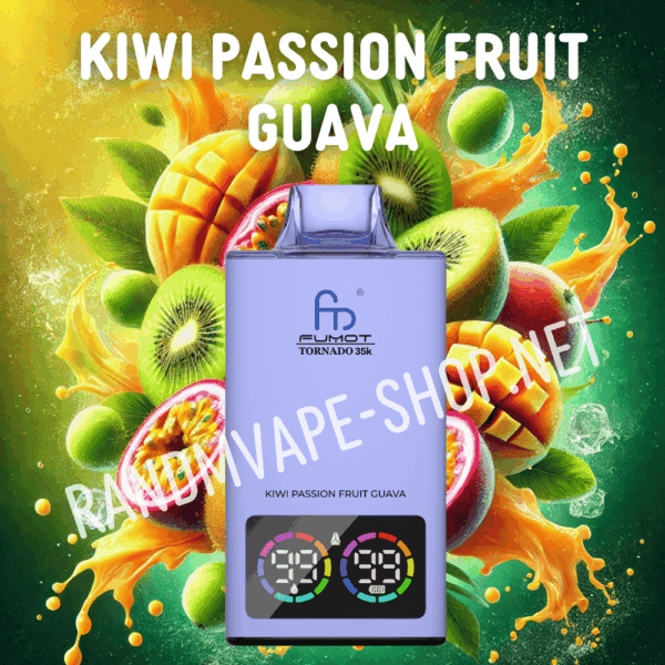 RANDM TORNADO 35000 Randm vape 35000 kiwi passion fruit guava
