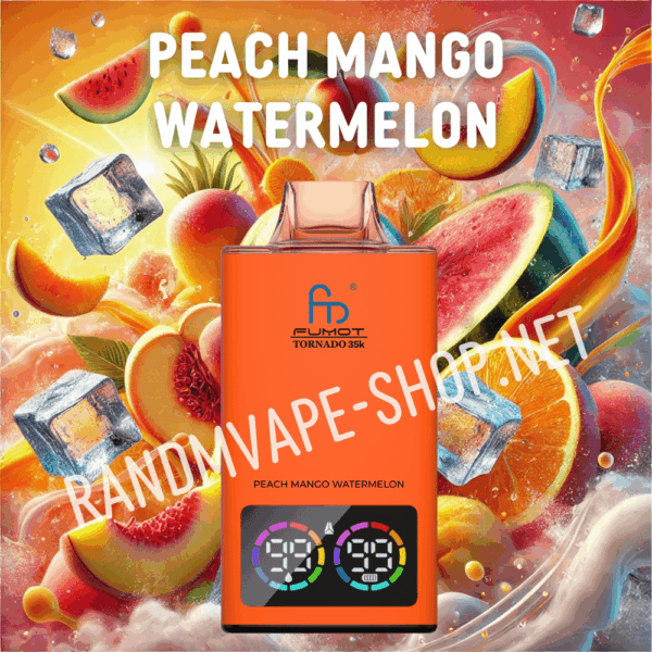 RANDM TORNADO 35000 Randm vape 35000 peach mango watermelon