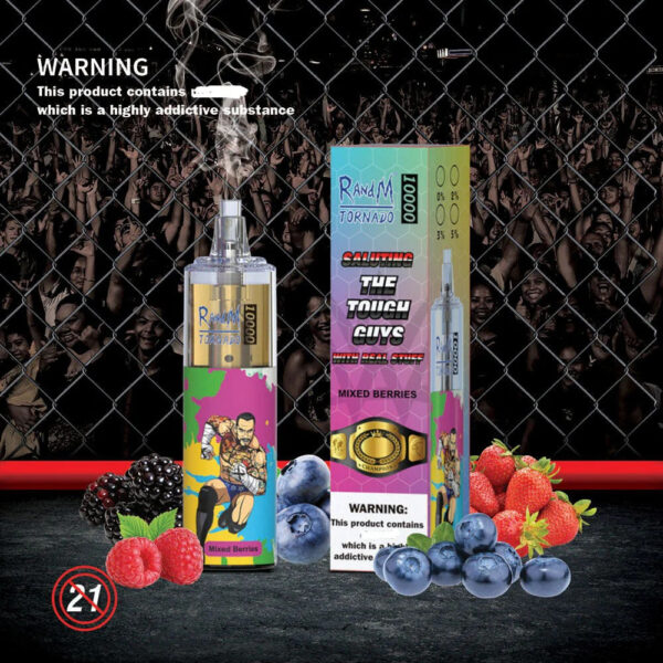 RANDM TORNADO 10000 Randm vapes tornado 10000 mixed berries