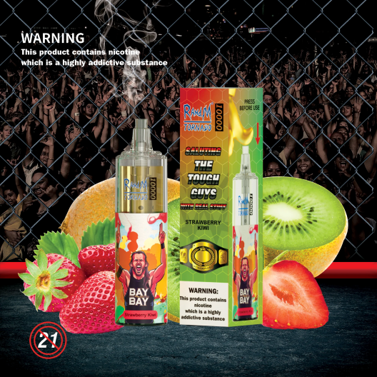 RANDM TORNADO 10000 Randm vapes tornado10000strawberrykiwi