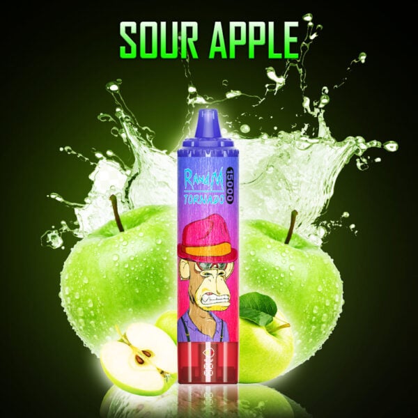 RANDM TORNADO 15000 Randm tornado 15000 sour apple