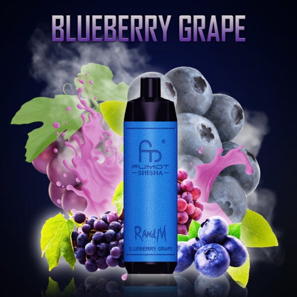 RANDM SHISHA 10000 Randm tornado shisha 10000 blueberryy grape