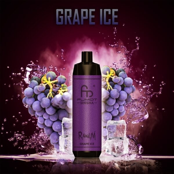 RANDM SHISHA 10000 Randm tornado shisha 10000 grape ice