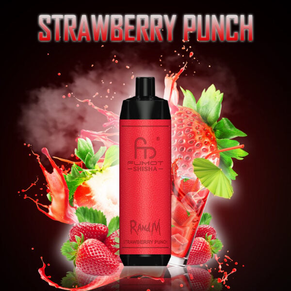 RANDM SHISHA 10000 Randm tornado shisha 10000 strawberry punch