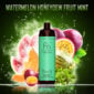 Randm tornado shisha 10000 watermelonhoneydew fruit mint