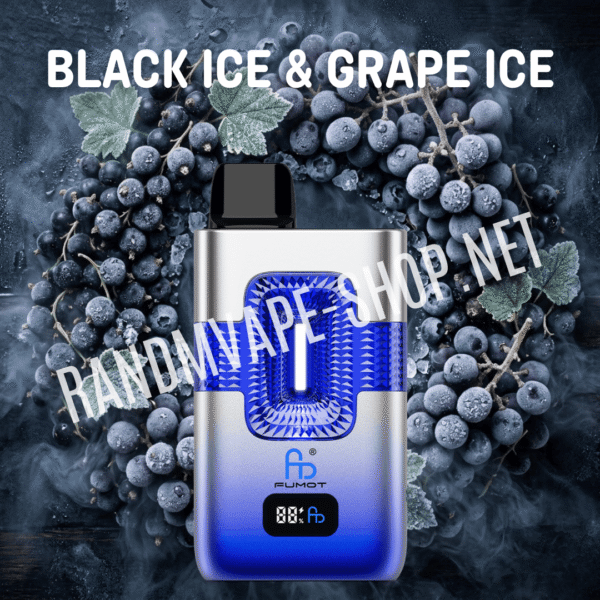 Fumot RandM Eco 2in1 50000 Randmvape shop fumot randm 2in1 eco black ice grape ice