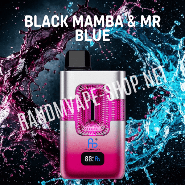 Fumot RandM Eco 2in1 50000 Randmvape shop fumot randm 2in1 eco black mamba mr blue