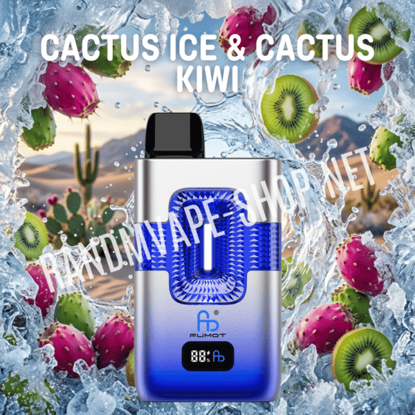 Fumot RandM Eco 2in1 50000 Randmvape shop fumot randm 2in1 eco cactus ice cactus kiwi